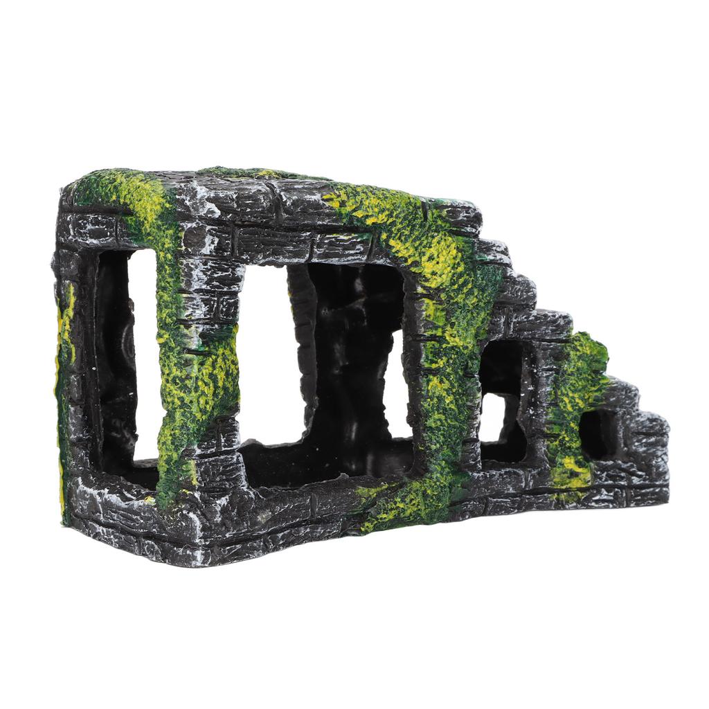 Tortoise Basking Platform Artificial Resin Platform Stairs for Terrarium Lizards Frogs Snakes Geckos Ornament