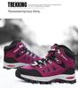 2025 Winter High-Top Plus Size Men's Hiking Shoes, Couple Style, Plus Velvet Warm Cotton