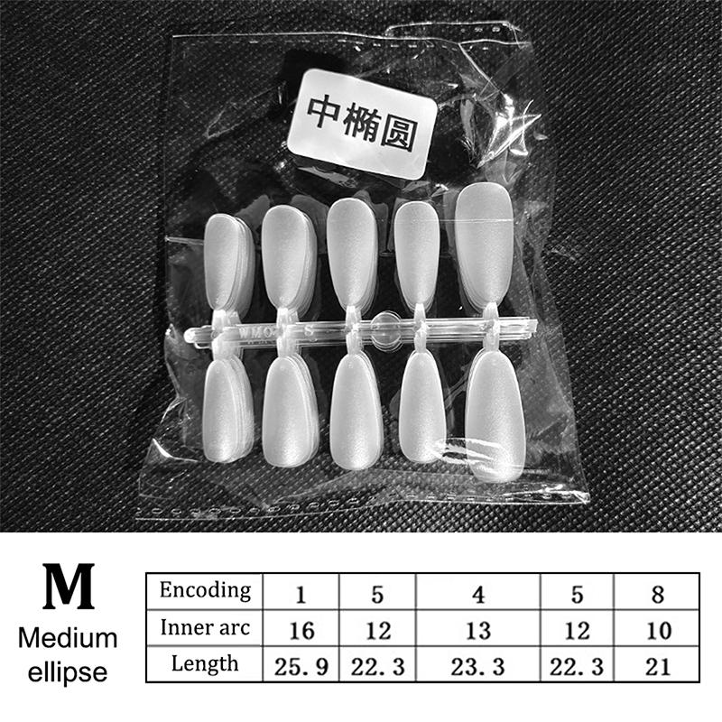 100Pcs Press On Nail Tips Full Cover Ultra-Thin False Nails Patches Gel Nails Extension System Clear Fake Nails Art Accessories