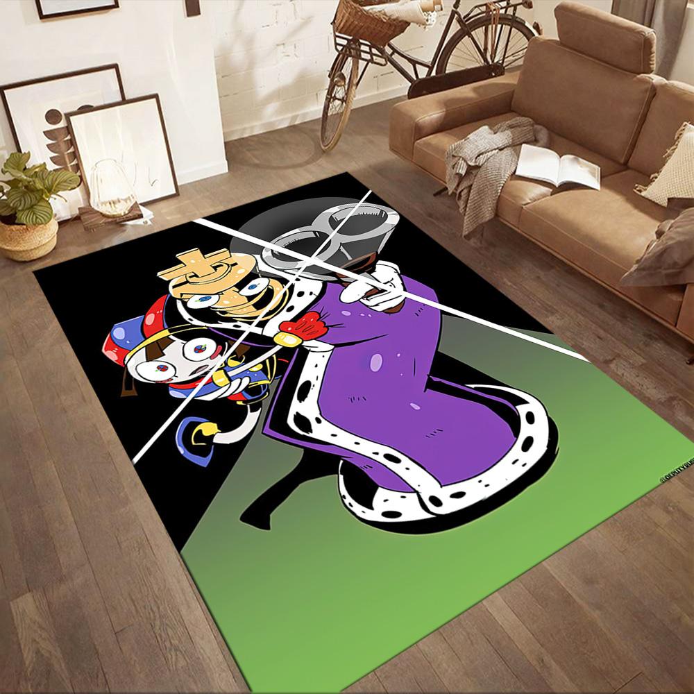 I tappeti quadrati stile The Amazing Digital Circus sono un'ottima scelta per soggiorni, camere da letto, decorazioni per la casa e come regali.