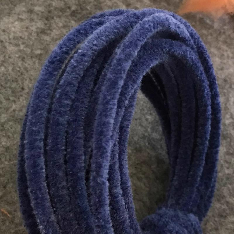 Chibi Maruko-chan Colorful 6mm Wool Chenille Stems for DIY Dragon Doll & Bouquet Crafting