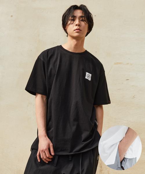 Crown Logo Basic Oversized Short Sleeve T-Shirt Black Black/M