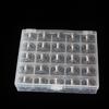 25PCS Universal Fit Sewing Machine Bobbins with Storage Holder Box for Home Handheld Machines Suitable for Beginners and Tailors