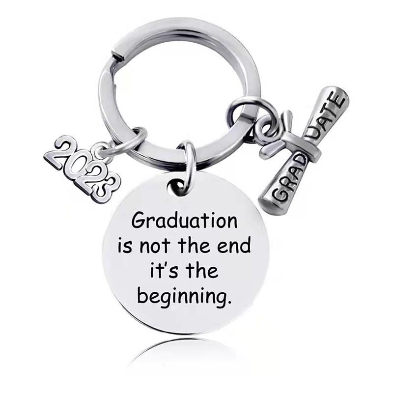 Steel Elegant Stainless Keychain Gift For Graduates Perfect For Celebrations And Parties