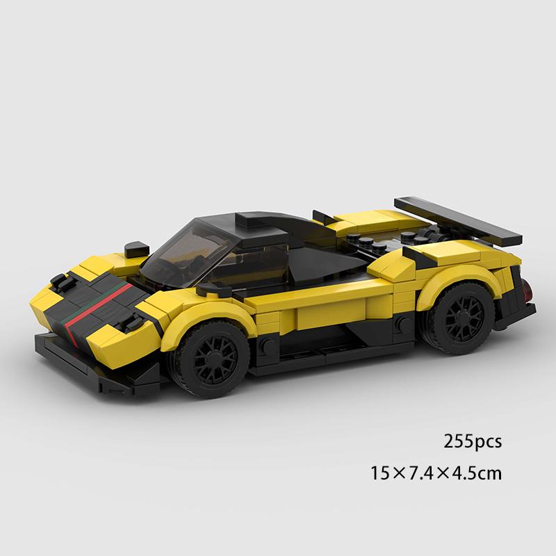 MOC Speed Racing City Car Building Blocks Great Vehicle Model Sport Brick Toys Desk Ornaments Christmas Gift For Kids Boyfriend