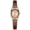 High-Value Leather Women'S Watch, Exquisite Oval High-End Quartz Watch, Guangzhou Women'S Waterproof Watch