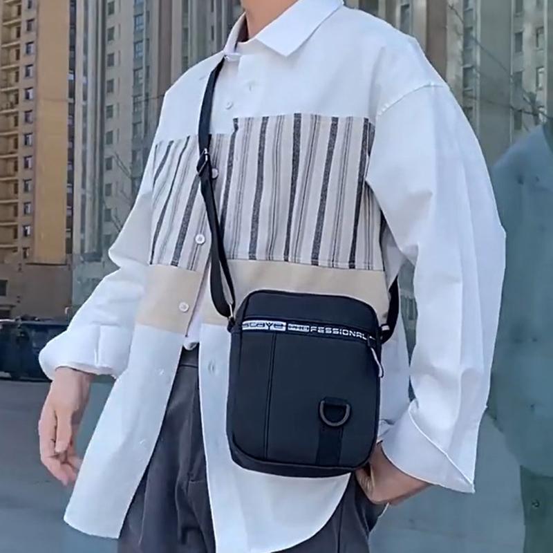 Herren-Umhängetasche, Business- und Freizeittasche, große Kapazität, tragbare Handtasche, mehrschichtig, wasserdicht, Sommer-Umhängetasche für Herren