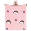 Chibi Maruko Chans Flannel Blanket Winter Warm Soft Throw Blanket for Children Bedroom Graphic Bedspread Sofa Bed Cover