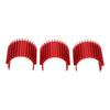 3pcs Aluminum 370 Brushless Brushed Motor Heat Sink Heatsink Cooling Fins for WPL C14 RC Car