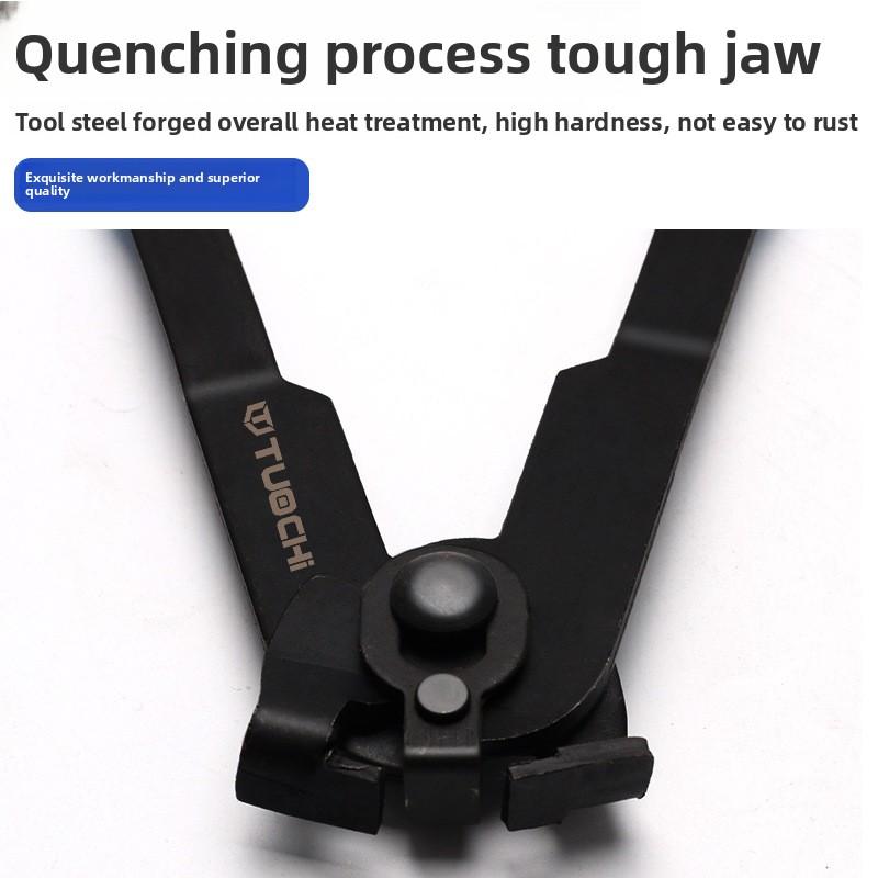 2-piece Set, Dust Cover Harness Pliers, Cage Clamp Pliers, Dust Cover Clips, Half-shaft Cage Removal Pliers, Auto Repair Tools
