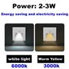 Led Stair Light PIR Motion Detector Sensor Infrared Human Induction Lamp Ressed Steps Ladder Staircase Bedroom Night Light