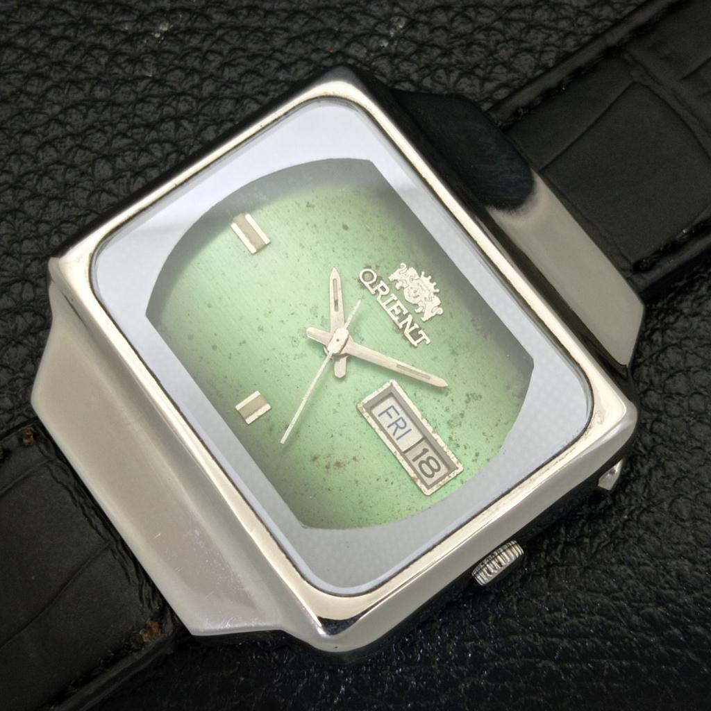 USED JAPAN ORIENT CRYSTAL 46941 AUTOMATIC MENS ORIGINAL DIAL WATCH A432876-2 R113-a432876