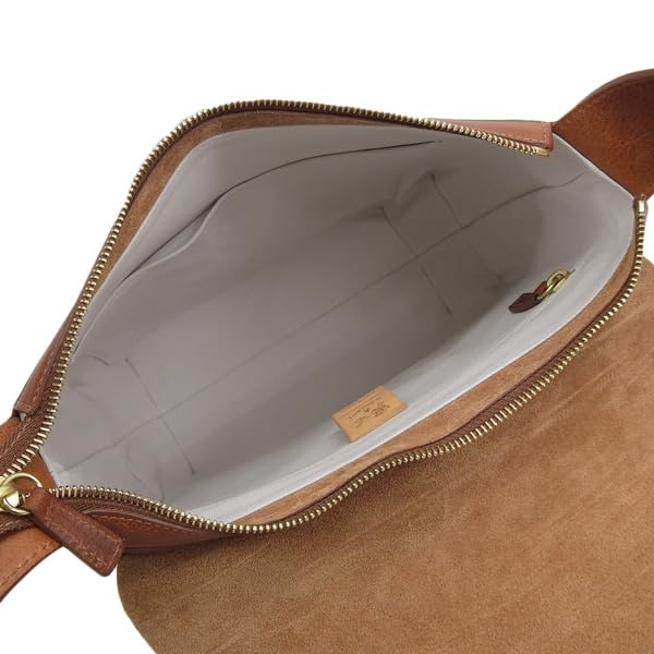 Bag Shoulder Bag Crossbody Leather Genuine Leather Brand BSH174 PO0001 Unisex [Ilbizonte] Women's (SEPPIA/Brown) [Item]