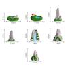 Figuren Miniaturen Imitation Künstliche Berg Wasserfälle Mikro Landschaft Ornamente Für Heimdekorationen DIY Schreibtischzubehör