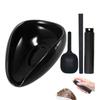 Coffee Bean Dosing Cup and Spoon Set, Ceramic Dosing Vessel Measuring Tray Kit for Coffee or Tea, Espresso Accessories