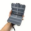 Portable Hanging Rope Fishing Parts Storage Box, Multi-Compartment Classified Organizer for Fishing Gear & Accessories