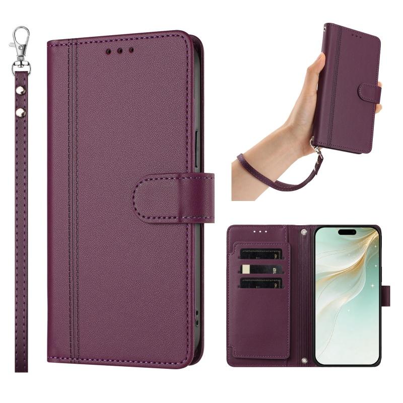 PU Leather Flip Phone Case For Samsung Galaxy S6 S7 Edge S8 S9 Plus S10 S20 FE S21 S22 Ultra Holder 9 Card Slots Wallet Cover