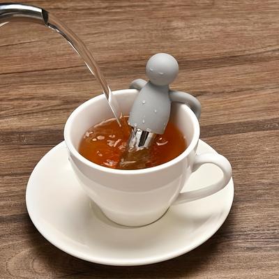 New Human Shape Tea Filter Stainless Steel Tea Strainer Creative Tea Infuser Simple Design