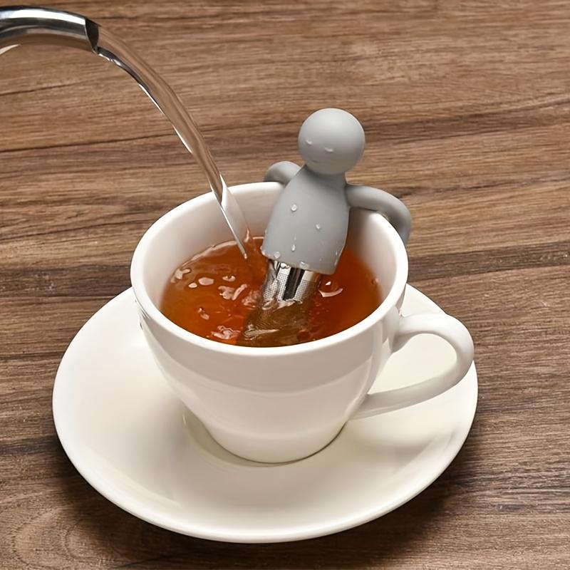 New Human Shape Tea Filter Stainless Steel Tea Strainer Creative Tea Infuser Simple Design