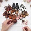 1Pair PU Leather Doll PU Leather Shoes Shoes Doll BJD Doll PU Shoes  Children Toys