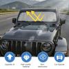 Car Front Windshield Sunshade Window Shade Foldable Sun Visor Cover Fit For Jeep Wrangler JL For JT Gladiator 2018 Up Car Interior Accessories,1 Pc