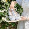 Talon 2026 Spring New Women's Mary Jane Shoes Sweet Cute Woman Princess Shoes Simple Versatile Women's Low Heel Leather Shoe