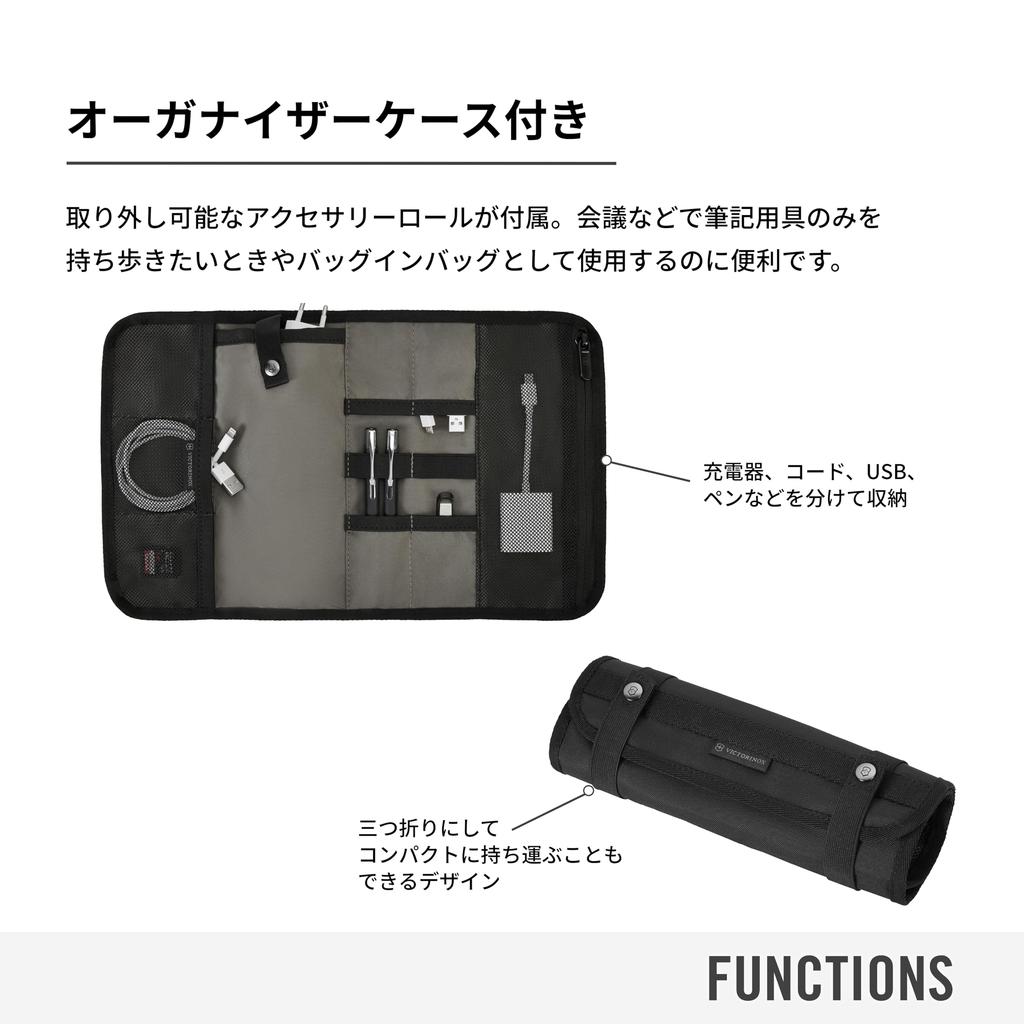 Victorinox Werks Pro Works Professional Cordura Compact Water Business Trolley 611475 Cordura® Backpack, Durable, Repellent, Durable, Business, Men's,