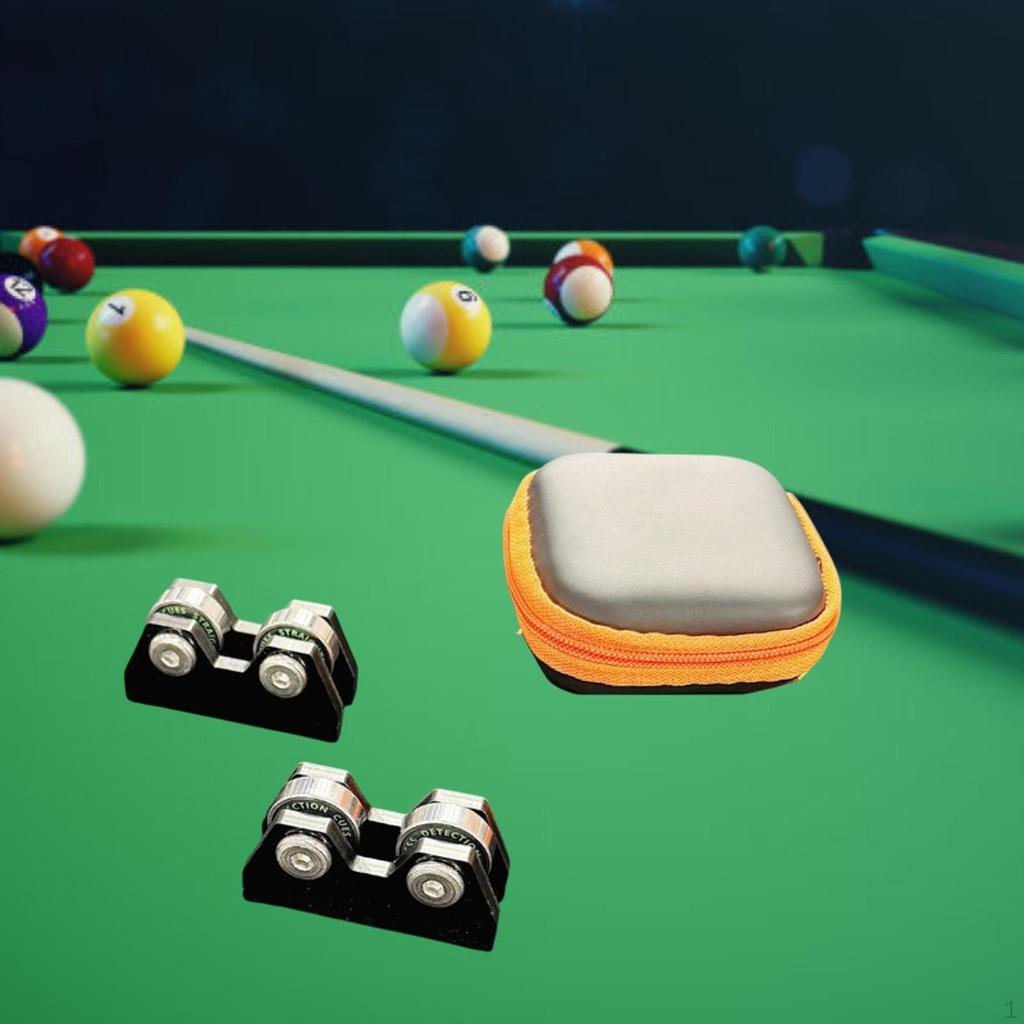 2 Pieces Billiard Straightness Checker Checking Supplies Portable Club Accessories Adults Snooker