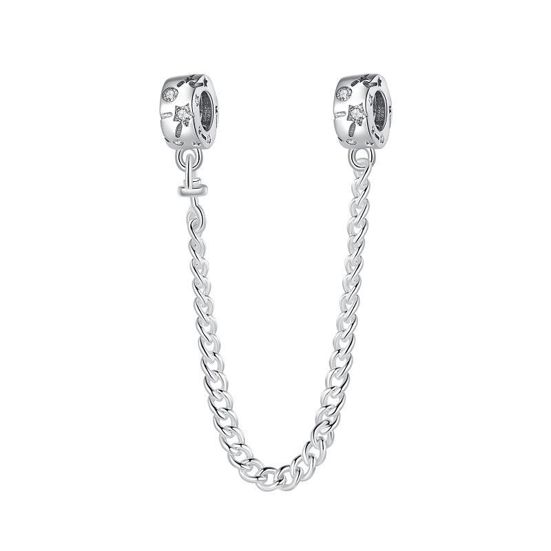 Charm din Argint Sterling S925, Pandantiv Floare Margaretă, 9 Modele, Zircon, Lanț de Siguranță, Mărgele Charmuri, Potrivit pentru Brățări Originale, Pandantiv DIY