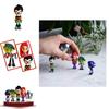 Colorful Teen Titans Go Miniature Set With Robin Raven Beast Boy Starfire Characters