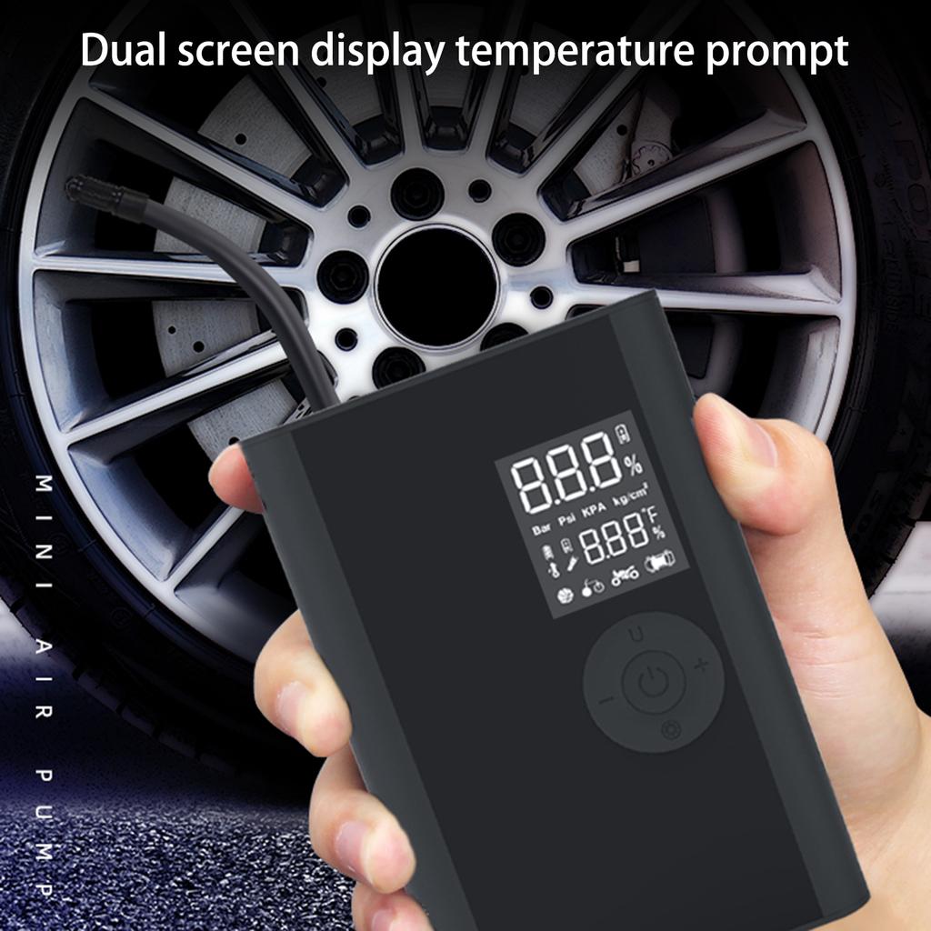 Portable Air Compressor 150PSI Replaceable Battery Inflator Pump Wireless Electric Car Inflator