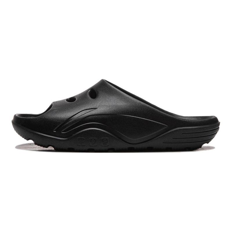 Шлепанцы унисекс для бадминтона Li-Ning, черные, удобные, AYCV001-6 42