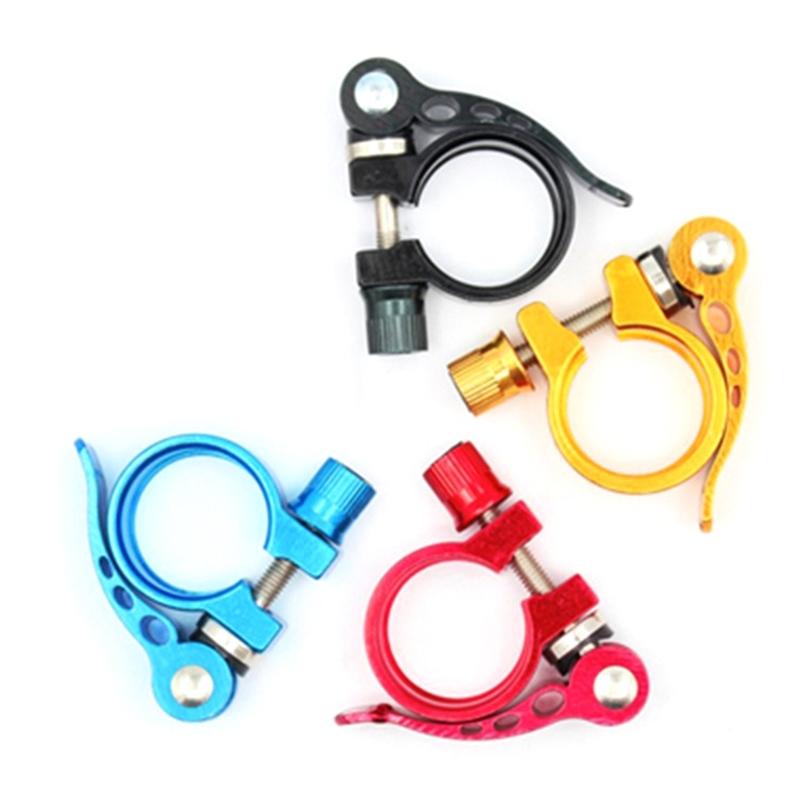 3lots Aluminum Alloys Cycling Seatpost Clamps Folded Bike Seats Post Clamps for Commuters and Cyclists