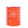 2Pcs Double Scale Laser Level Target Board Red/Green Magnetic Target Plate  Measuring Tool