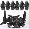 Mecha super equipaggiati, blocchi da costruzione, giocattoli, mini personaggi, bambole umanoidi, giocattoli, regali di compleanno, personaggi dei cartoni animati.