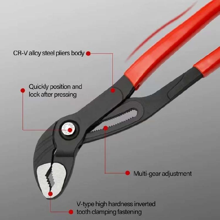 Hardware Tool Pipe Pliers Maintenance Pipe Tool Large Opening Heavy Duty Pipe Pliers Heavy Duty Quick Pipe Wrench