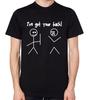 Ich stehe hinter dir T-Shirt Herren Damen Unisex Lustiges Oberteil