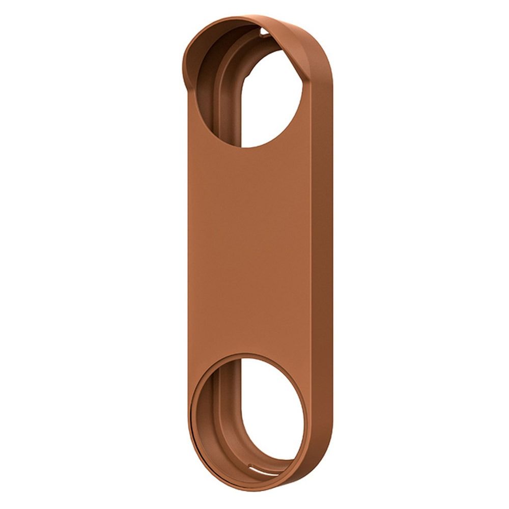 

Водонепроницаемый силиконовый чехол для Google Nest, защитный чехол, защитный чехол для дверного звонка коричневый