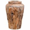 vidaXL Deko-Vase 40 X 60 Cm Massivholz Teak