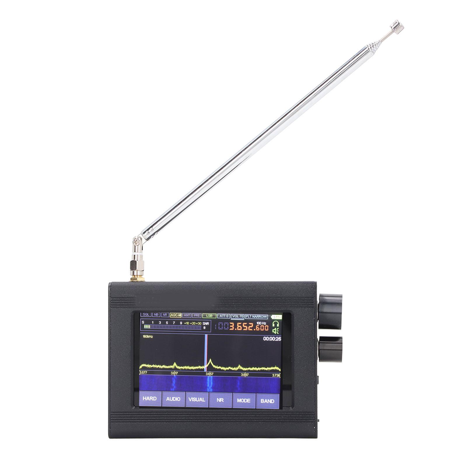

SDR Receiver 3.5 Inch Touch Screen Software Defination Radio Receiver AM SSB NFM WFM Full Bands Receiver 50Khz‑2GHz