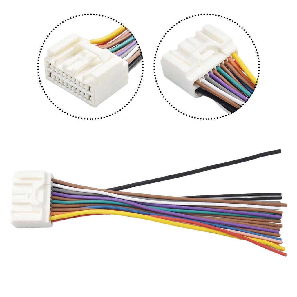 Adapter Radio Cable 12V ABS+copper Wire High Quality New Practical For Lancer 2008-2014 For Outlander 2007-2014 Car Radio Audio