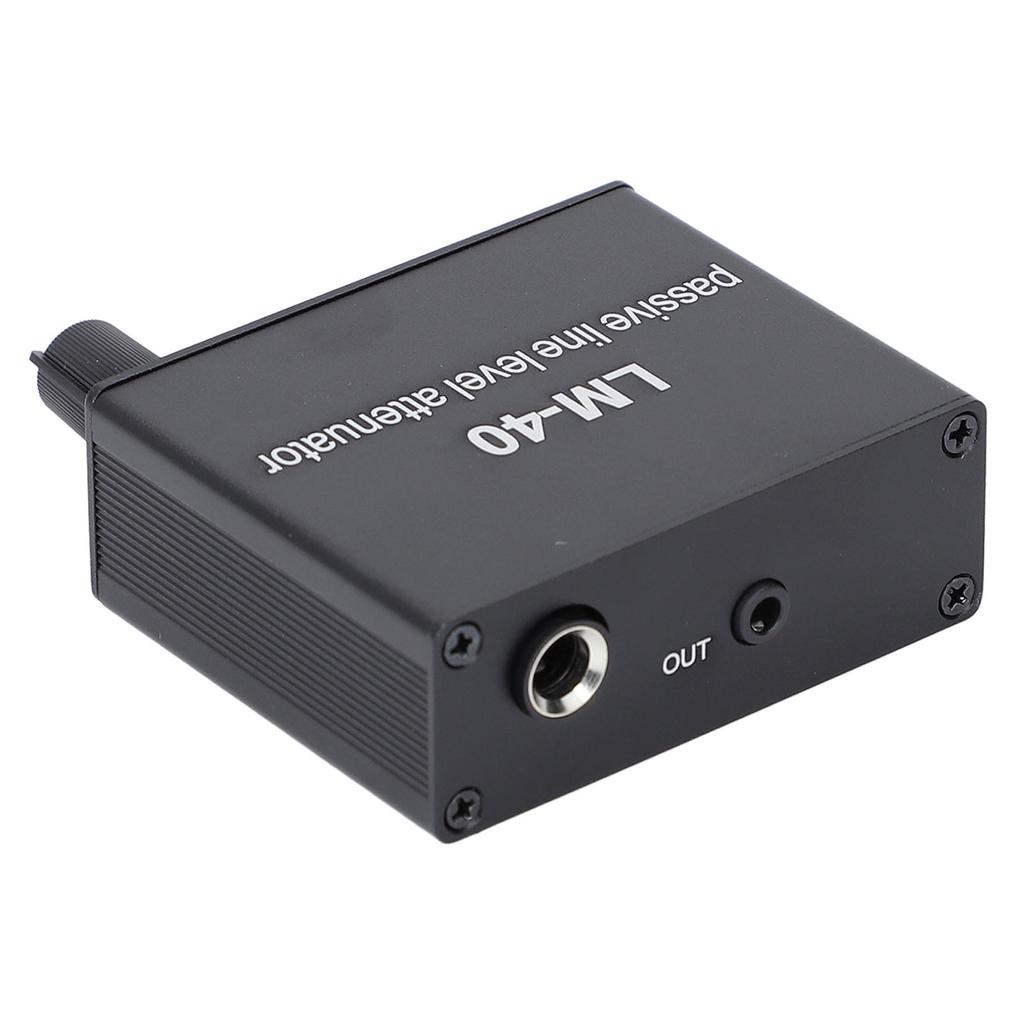 Sound Passive Attenuator ?40db?15db Adjustable Sound Volume Control Attenuator with 3.5mm Output