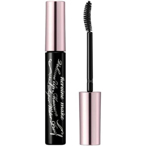 Heroine Make Volume UP Mascara Super WP 01 Black 6g Waterproof Formula Resistant To Tears, Sweat, Water, Sebum, and Abrasion