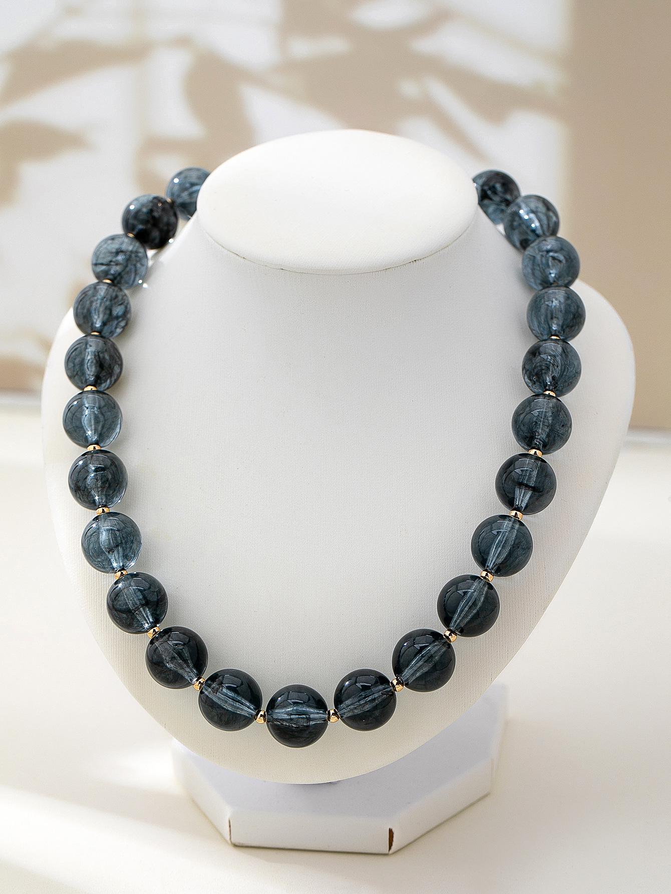 

Европейский стиль Хрустальное бусины Ожерелье для женщин - Короткая цепочка на ключицу