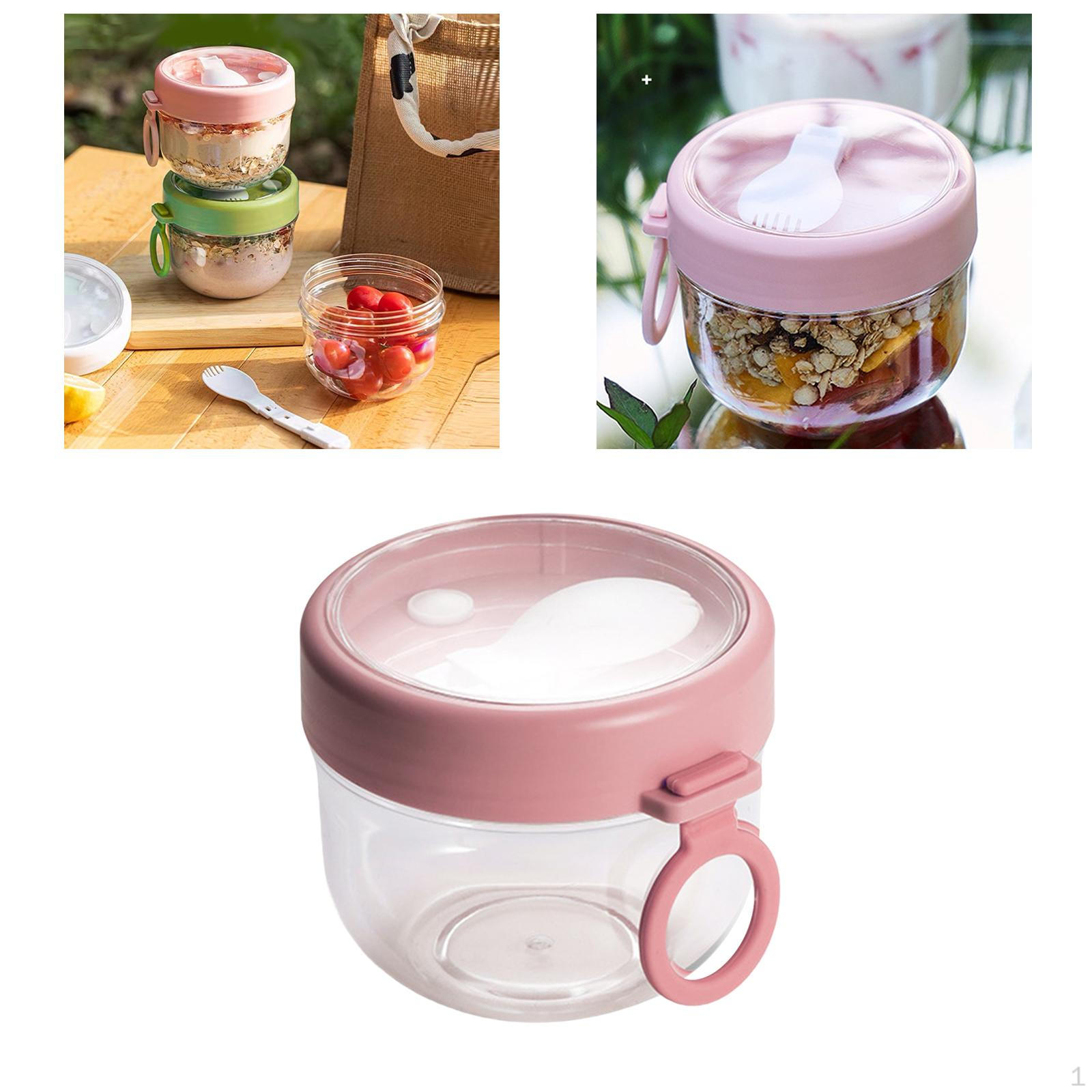 

Набор для завтрака в стеклянной банке розовый