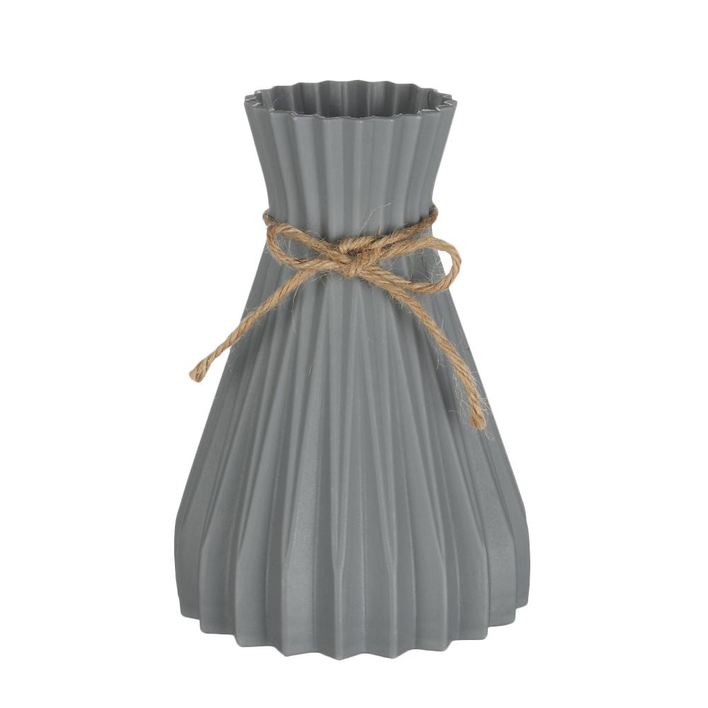 Hot Home Decoration Modern Rattan-like Simplicity Basket Arrangement Plastic Vases Anti-ceramic Flower Vase