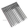 12 Piece Professional Screwdriver Bit Set Alloys Steel 100mm Length Slotted and Crosses Head for Power Tool Accessories