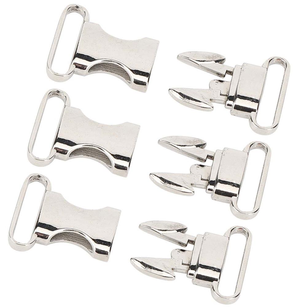 3Pcs Lightweight Metal Webbing Buckles Stainless Steel Webbing Buckle  Outdoor Activities