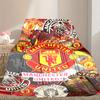 Manchester United Manchester City Blanket Lightweight Print Throw Blanket For Couch, Bed, Car, A Heartfelt Gift for Your Family and Friends