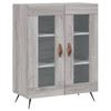 Highboard Gray Sonoma 69.5 x 34 x 180 cm Particleboard